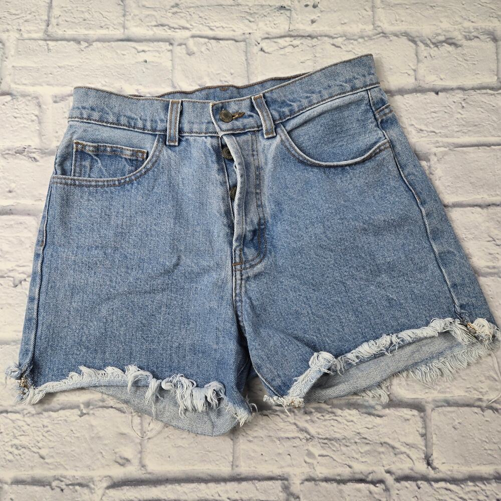 John Galt Women's Denim Shorts Festival Boho High Waist Cutoff size Medium